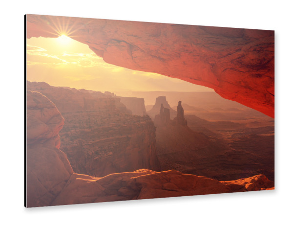 Alu-Dibond "Canyonlands Farbspiel" 30x20 cm artboxONE