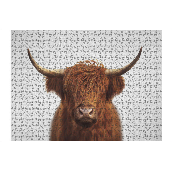 Puzzle Ravensburger "Highland Cow - Colorful" artboxONE - Für Kinder,Tiere
