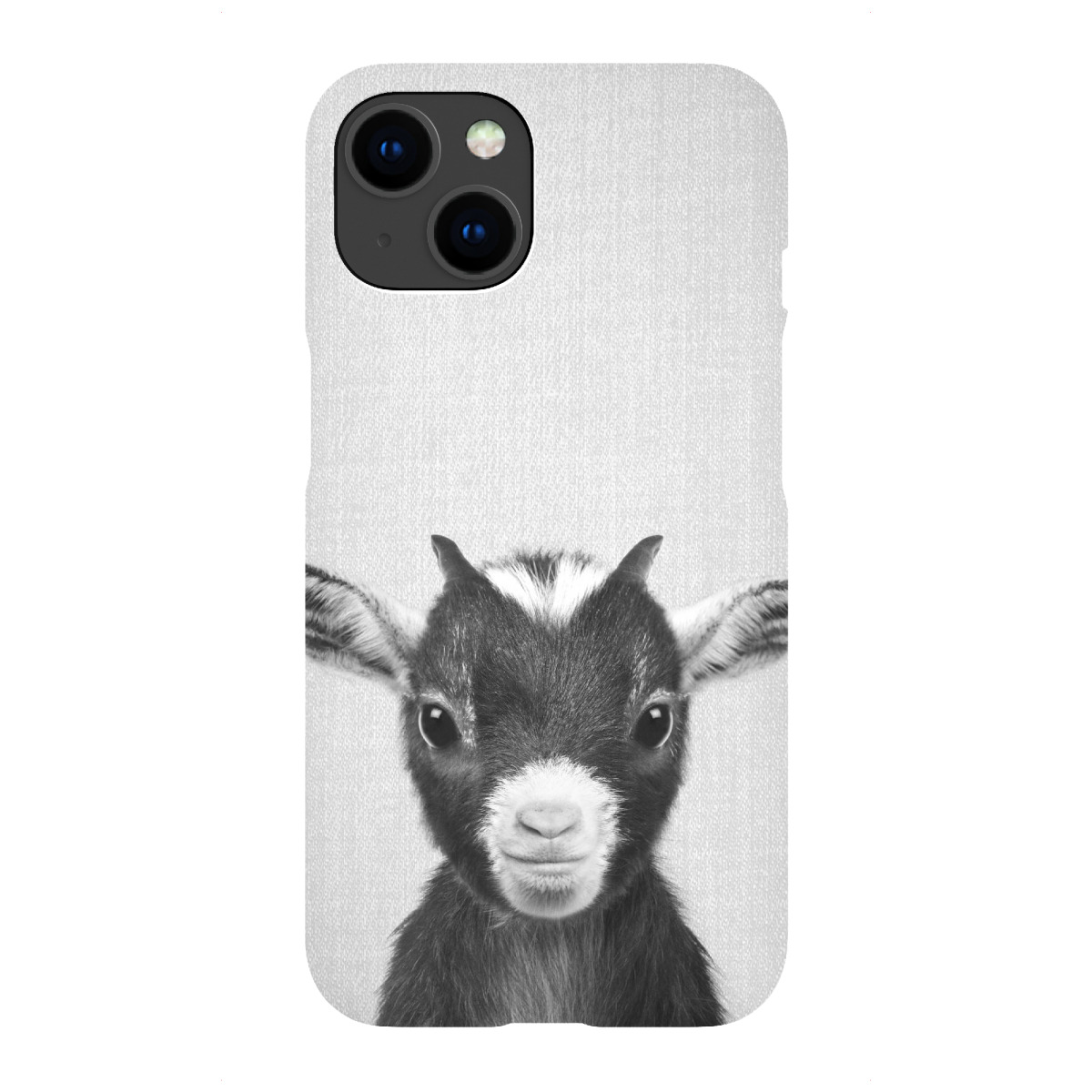 iPhone "Baby Goat - Black & White" Premium-Case Handyhülle artboxONE