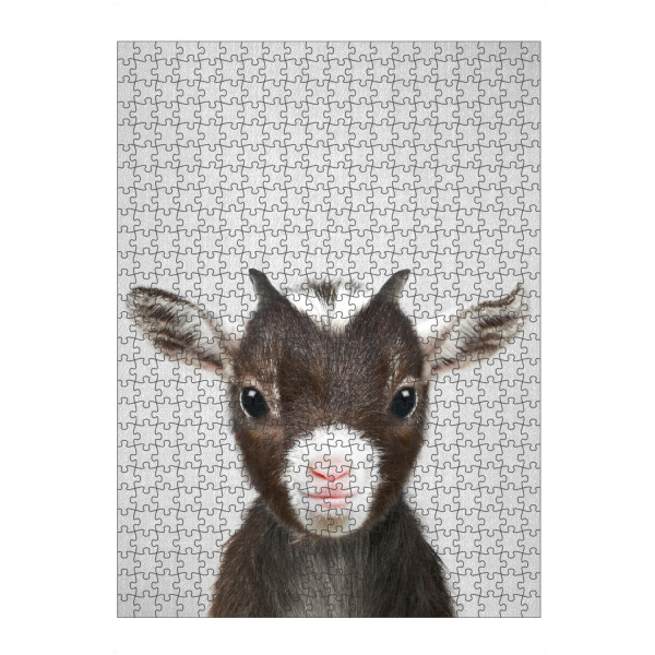 Puzzle Ravensburger "Baby Goat - Colorful" artboxONE - Für Kinder,Tiere