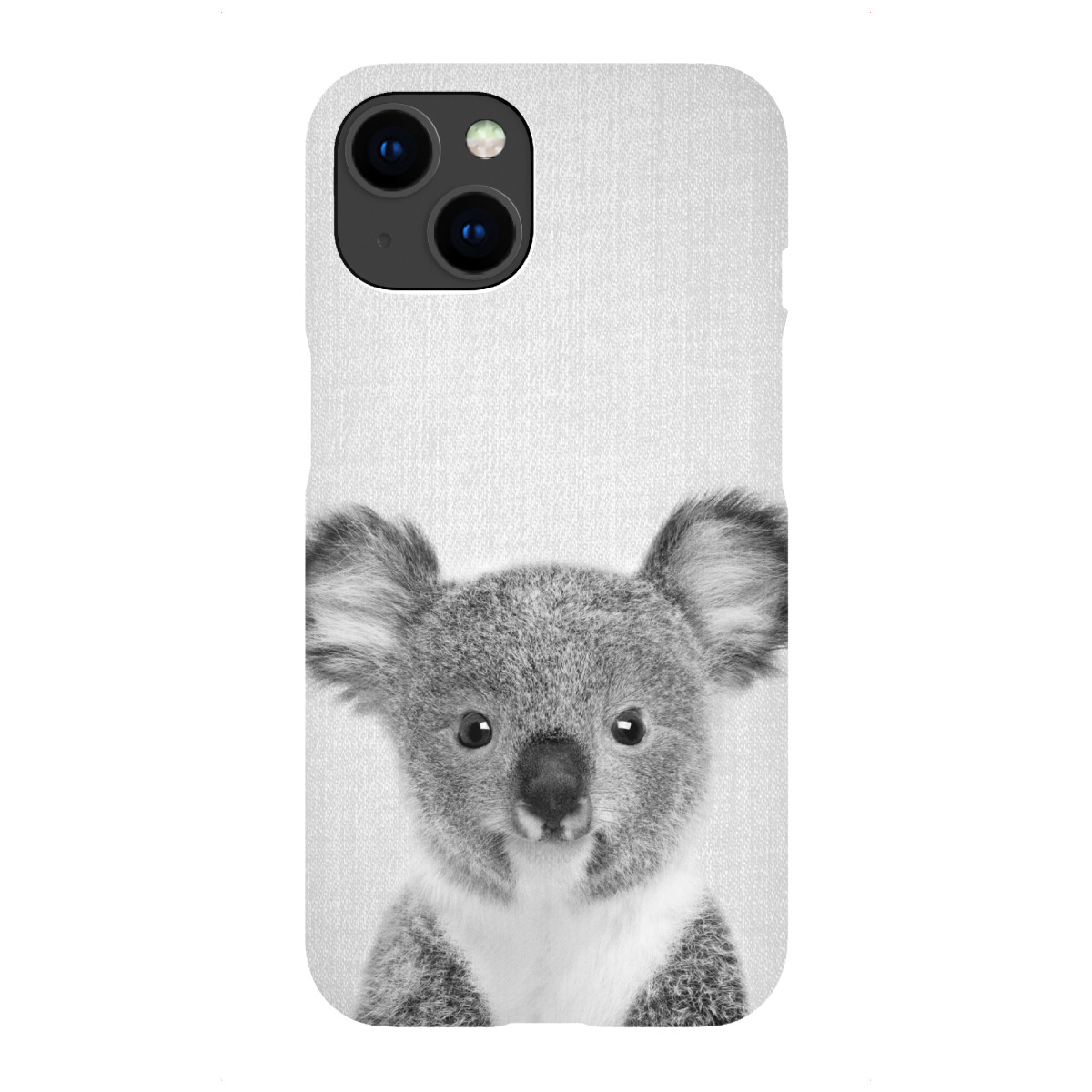 "Baby Koala - Black & White"für iPhone - Premium-Case Handyhülle artboxONE