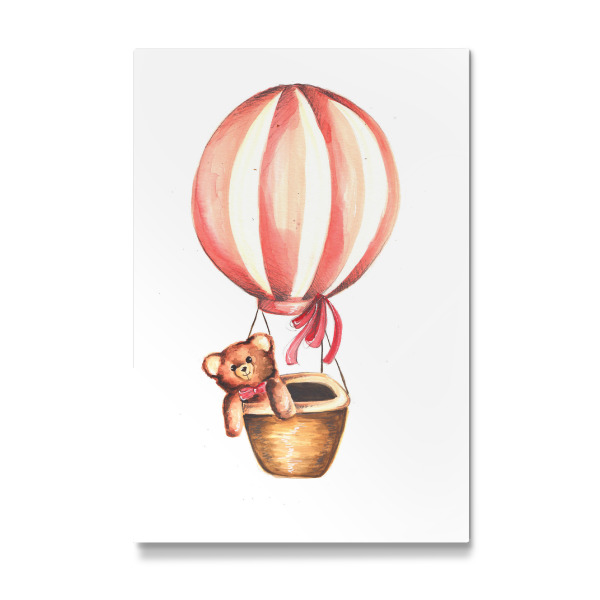 Galerie-Print "Bear in Balloon" 30x20 cm artboxONE