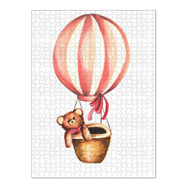 Puzzle Ravensburger "Bear in Balloon" artboxONE - Für Kinder,Tiere