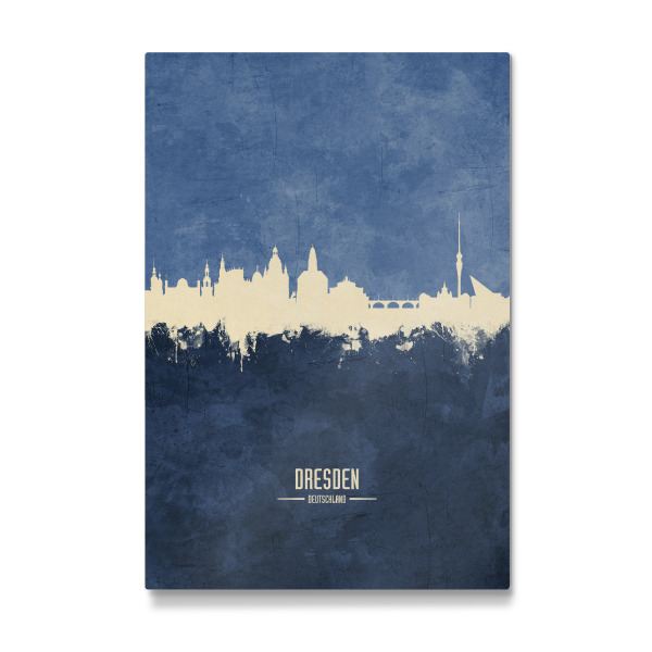 Galerie-Print "Dresden Skyline Navy" 30x20 cm artboxONE