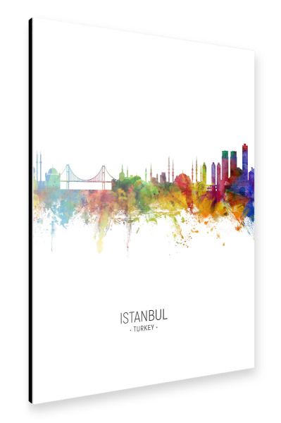 Alu-Dibond "Istanbul Skyline Portrait" 30x20 cm artboxONE