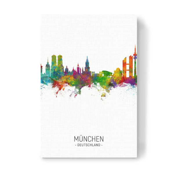 Leinwandbild "Munich Skyline Portrait" artboxONE - Städte / München - Munich,Germany
