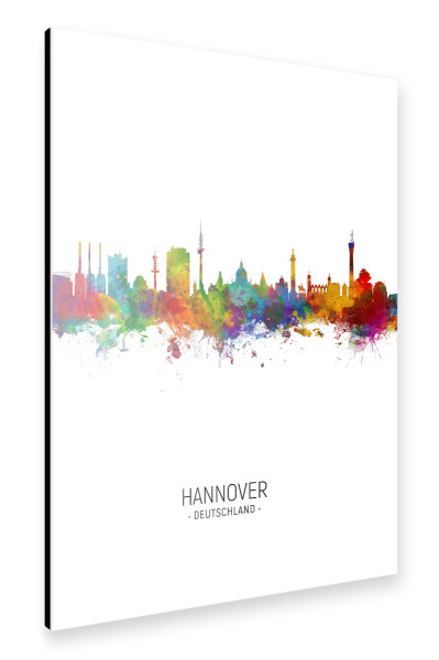 Alu-Dibond "Hannover Skyline Portrait" 30x20 cm artboxONE