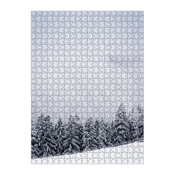 artboxONE Puzzle "Winter in den Bergen" artboxONE - Natur - Berge,Hochkalter,Ramsau,Wald,Deutschland,Schnee - Bild berge