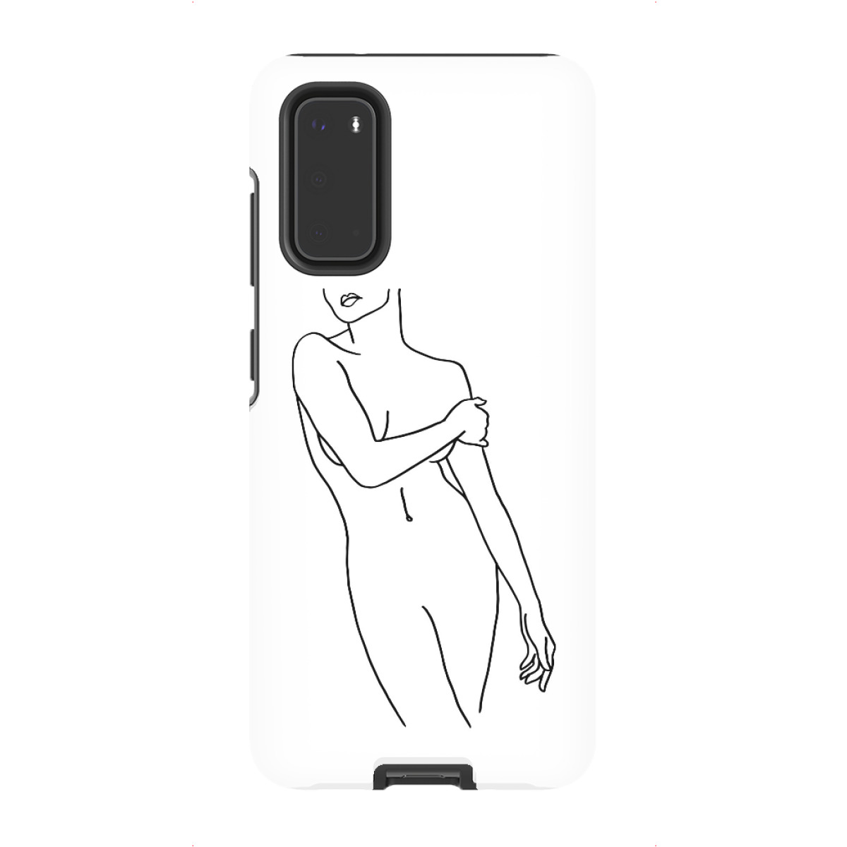 Woman Body Nude Line Art Als Handyhullen Bei Artboxone Kaufen