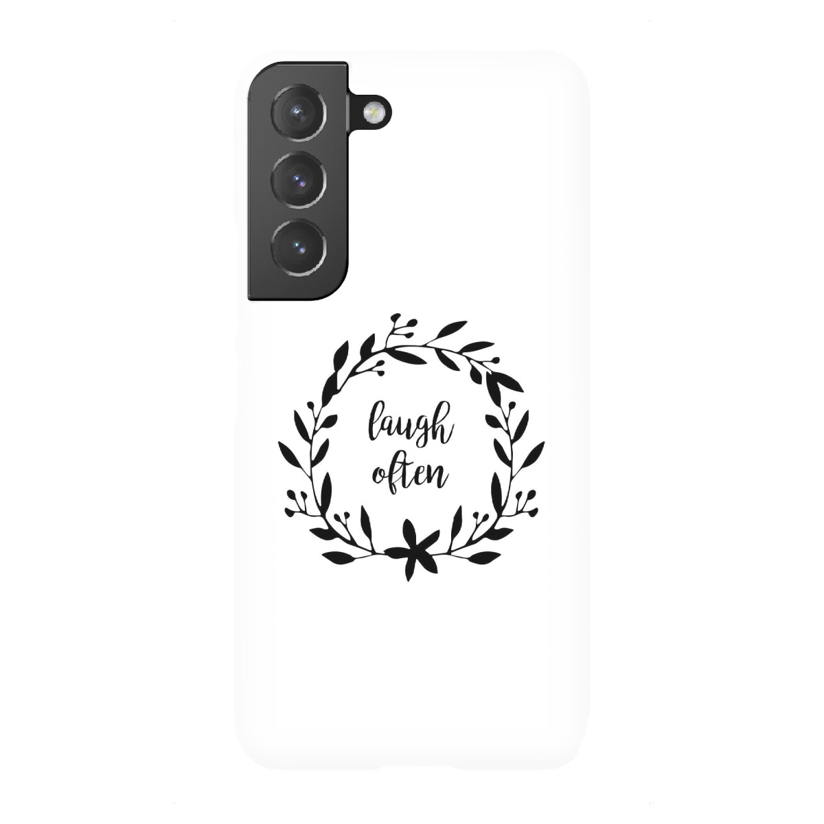 "Laugh Often Quote"für Samsung Galaxy - Premium-Case Handyhülle artboxONE