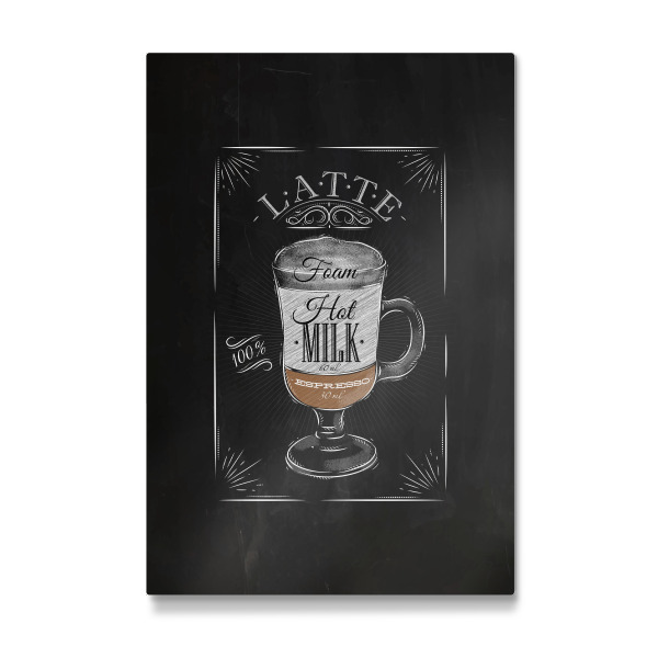 Galerie-Print "Coffee latte vintage chalk" 30x20 cm artboxONE