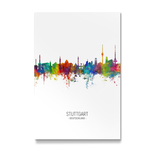 Galerie-Print "Stuttgart Skyline Portrait" 30x20 cm artboxONE