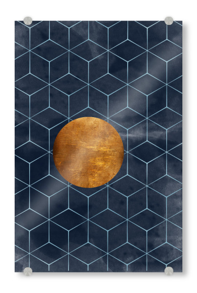 Acrylglasbild "Greta no.Four" artboxONE - Abstrakt,Geometrie