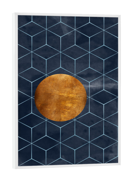 Poster mit weißem Rahmen "Greta no.Four" artboxONE - Abstrakt,Geometrie