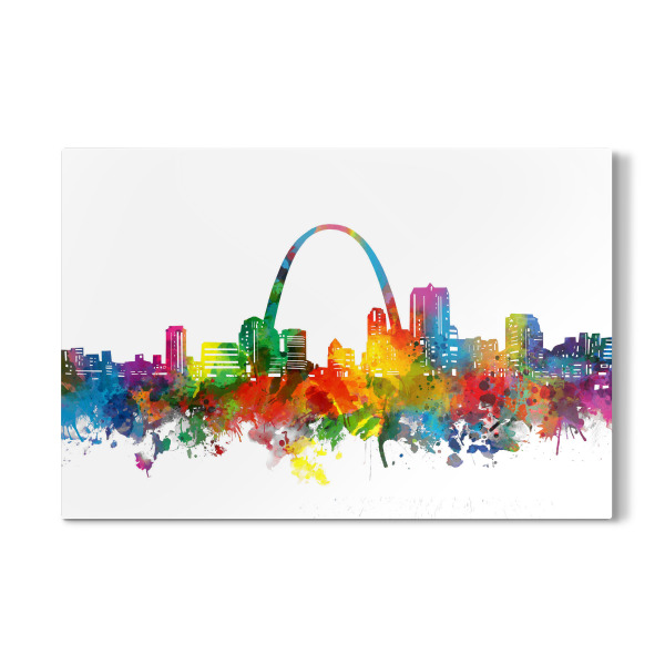 Galerie-Print "St louis skyline watercolor" 30x20 cm artboxONE