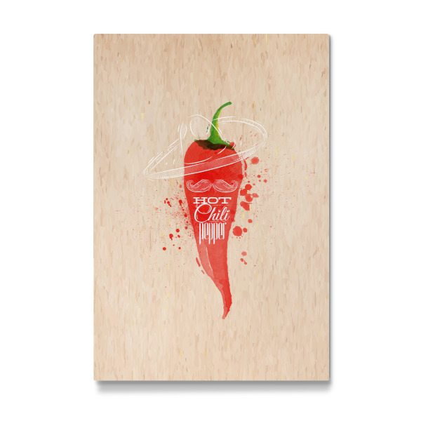 Galerie-Print "Watercolor hot chili pepper" 30x20 cm artboxONE