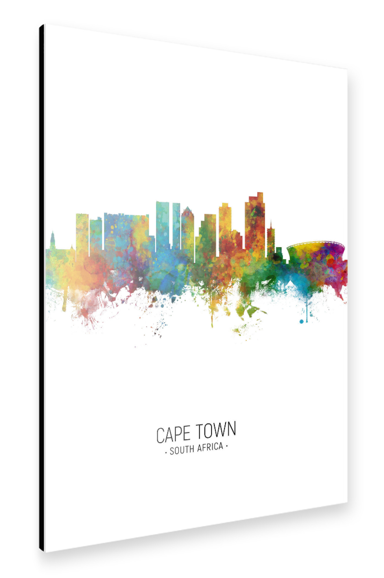 Alu-Dibond "Cape Town Skyline Portrait" 30x20 cm artboxONE