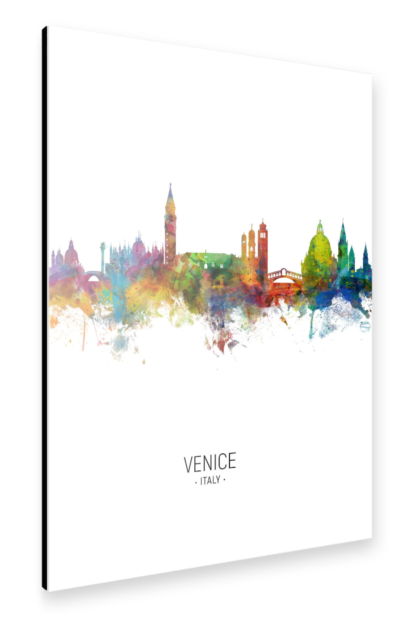 Alu-Dibond "Venice Skyline Portrait" 75x50 cm artboxONE