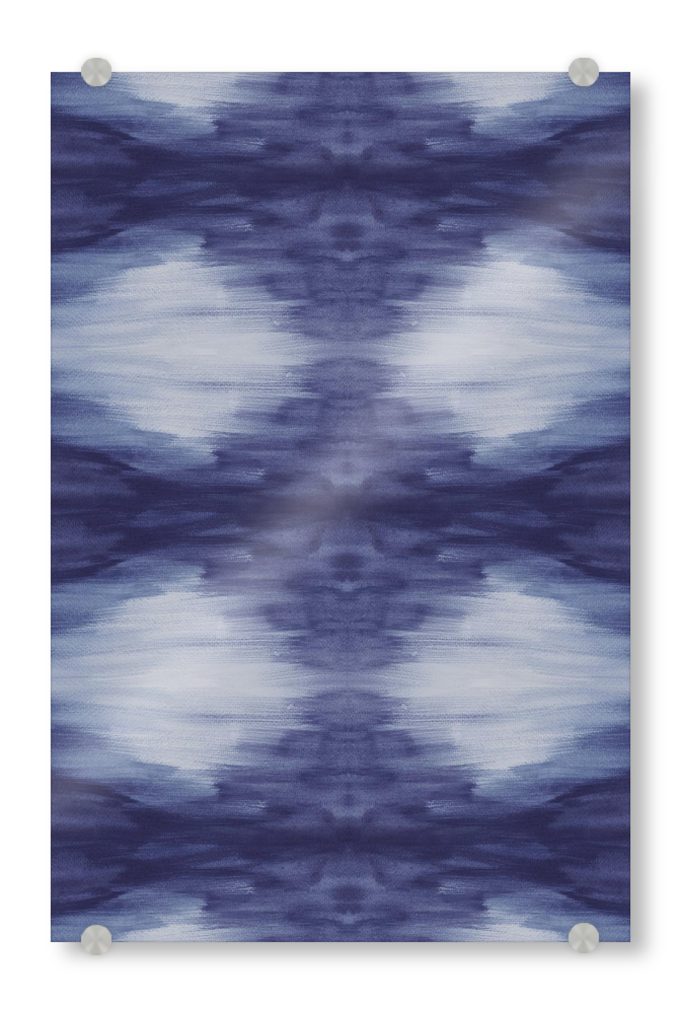 Acrylglasbild "INDIGO SHIBORI ART" artboxONE - Abstrakt - Shibori,Shibori patern,Abstract