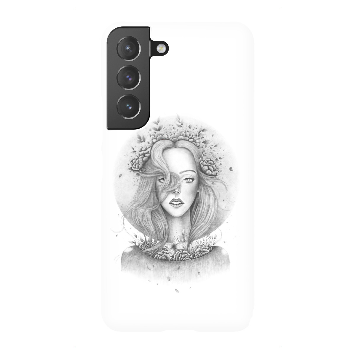 Samsung Galaxy "Blooming girl" Premium-Case Handyhülle artboxONE