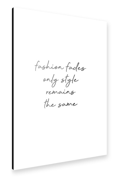 Alu-Dibond "Fashion Fades" 30x20 cm artboxONE