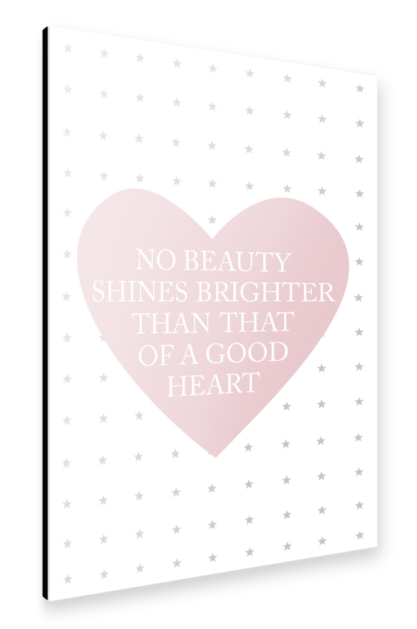 Alu-Dibond "A good heart" 75x50 cm artboxONE