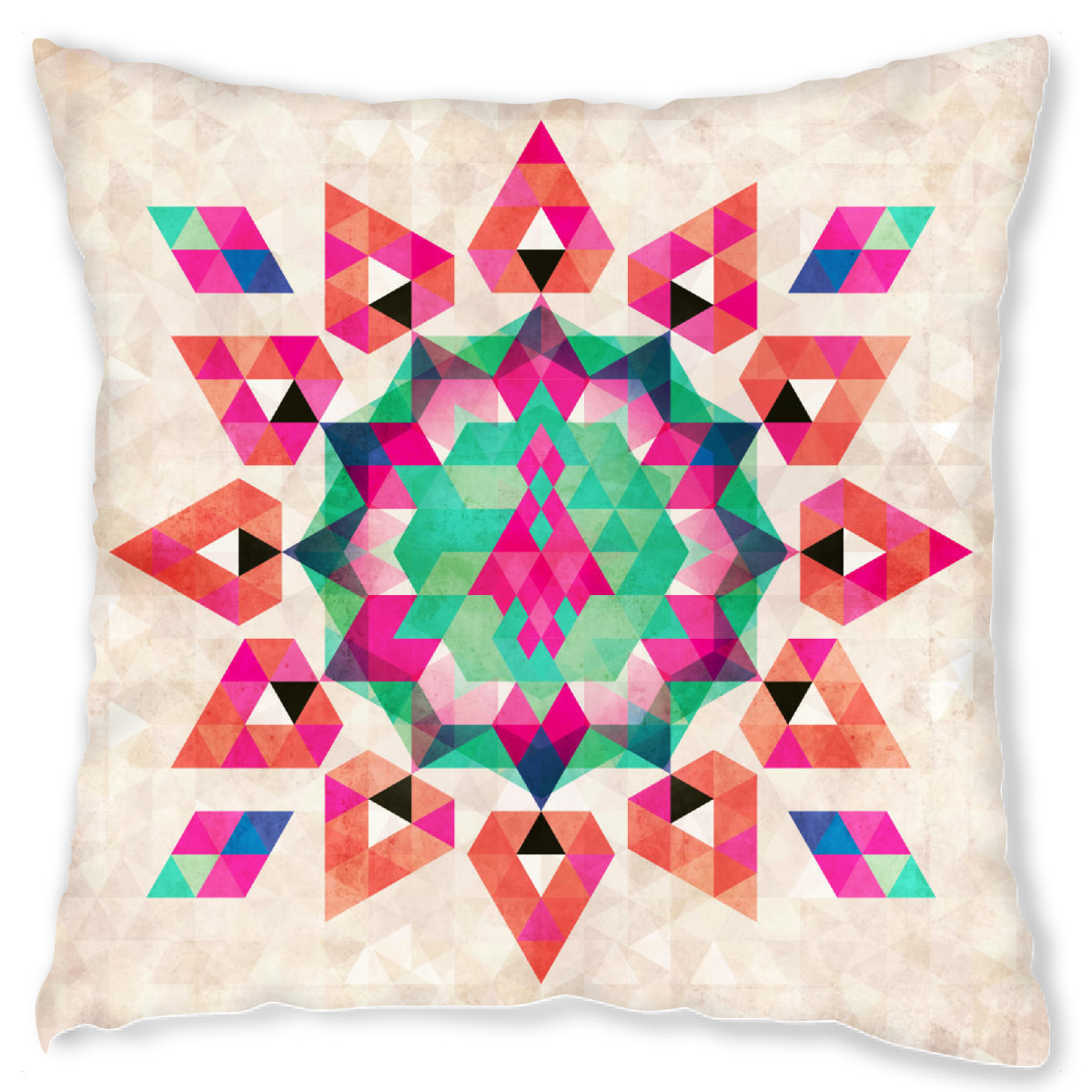 Design-Kissen "Bohemian Kilim Star" artboxONE - Abstrakt - Ethno,Geometrisch,Arabeske