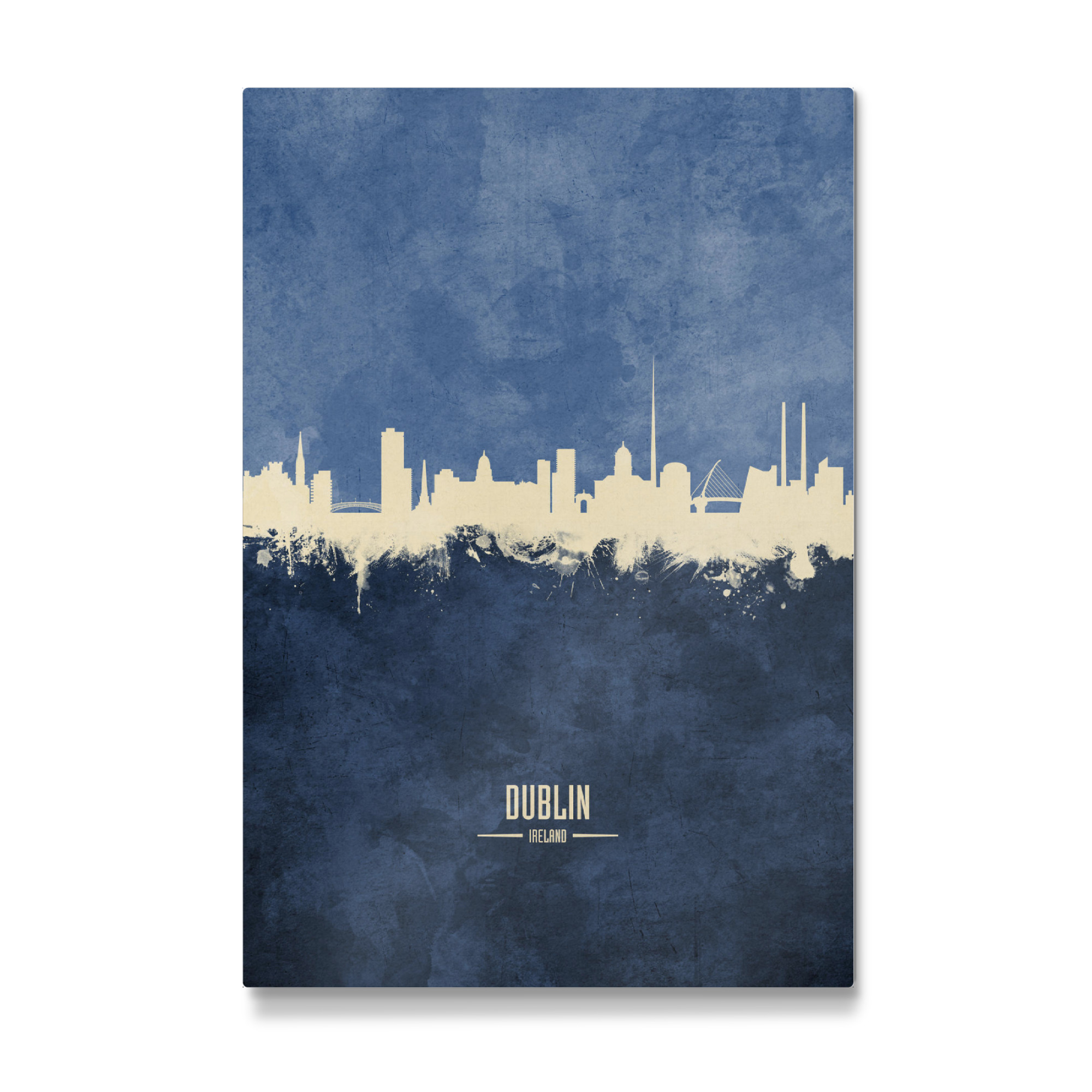 Galerie-Print "Dublin Skyline Navy" 75x50 cm artboxONE