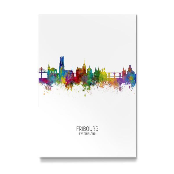 Galerie-Print "Fribourg Skyline Portrait" 30x20 cm artboxONE