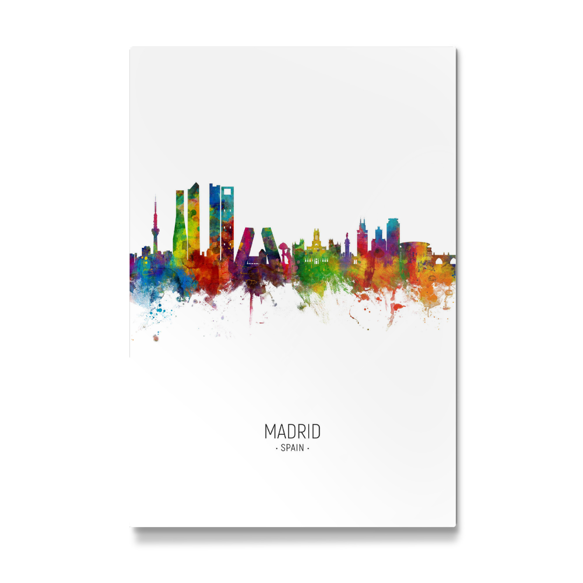 Galerie-Print "Madrid Skyline Portrait" 75x50 cm artboxONE