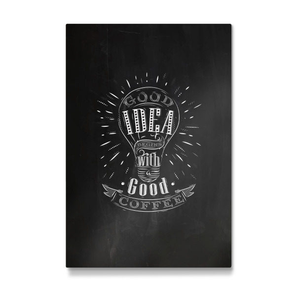 Galerie-Print "Good idea coffee chalkboard" 30x20 cm artboxONE