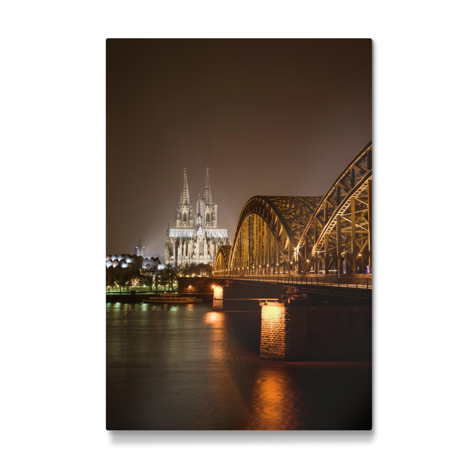 Galerie-Print "Bridge and dom in Cologne" 75x50 cm artboxONE
