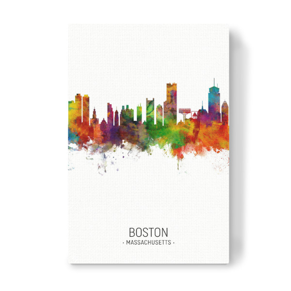 Leinwandbild "Boston Skyline Portrait" artboxONE - Städte / Boston