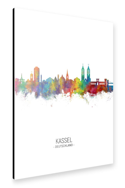Alu-Dibond "Kassel Skyline Portrait" 30x20 cm artboxONE