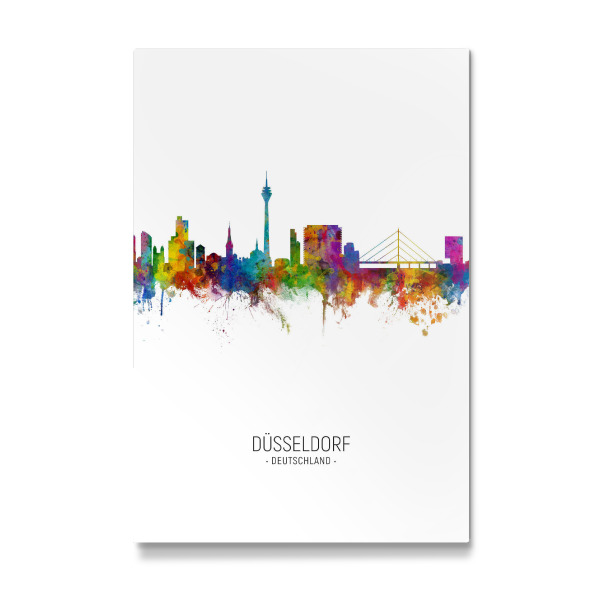 Galerie-Print "Düsseldorf Skyline Portrait" 30x20 cm artboxONE