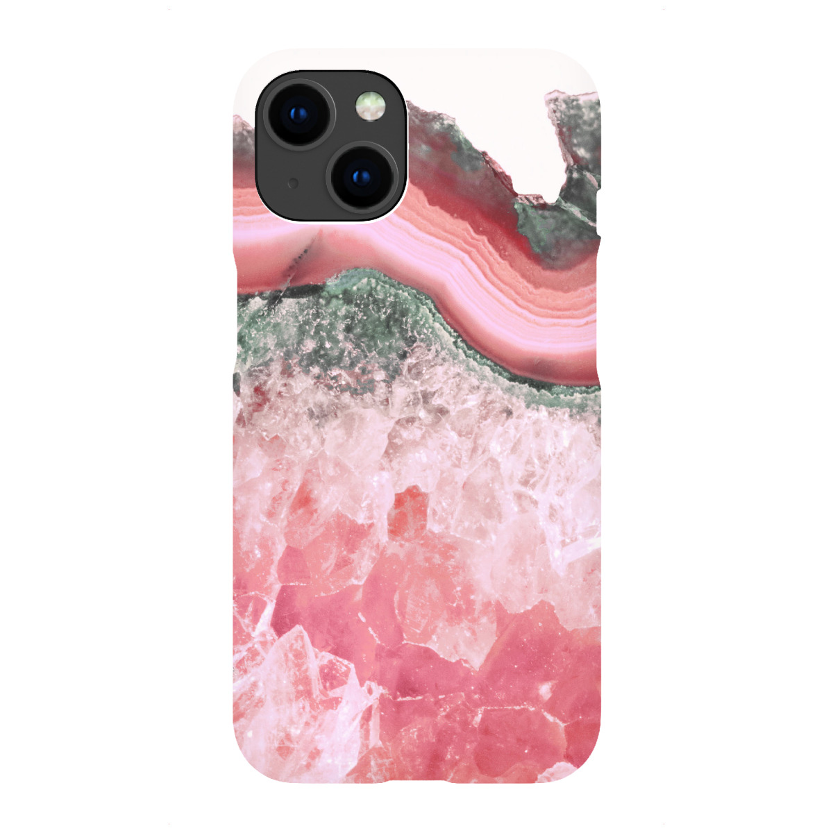 "Bold Coral Agate"für iPhone - Premium-Case Handyhülle artboxONE