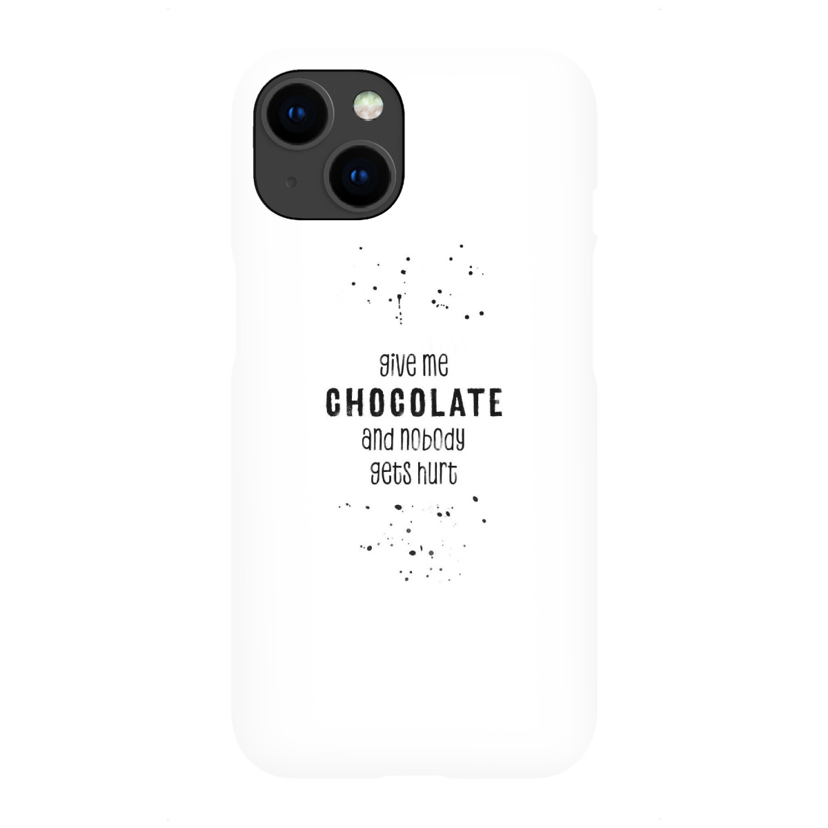 "Gib mir Schokolade"für iPhone - Premium-Case Handyhülle artboxONE