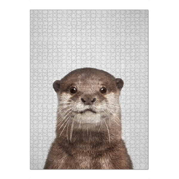 Puzzle Ravensburger "Otter - Colorful" artboxONE - Für Kinder,Tiere
