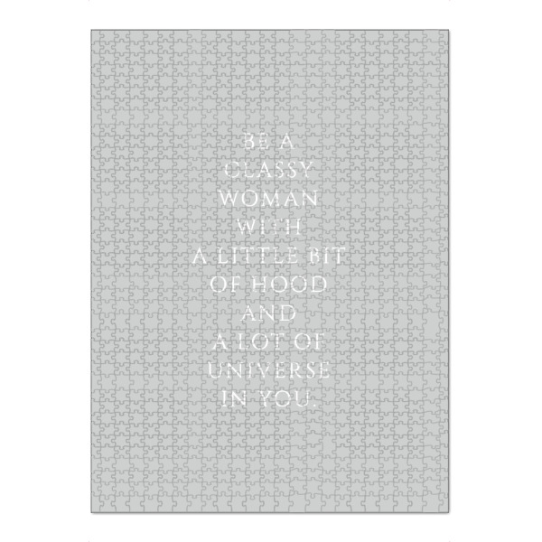 Puzzle Ravensburger "Classy Woman" artboxONE - Typografie