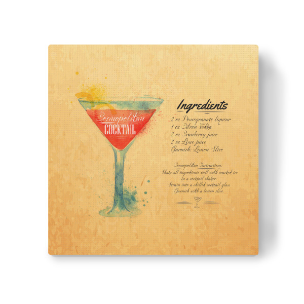 Leinwandbild "Cosmopolitan cocktail craft" artboxONE - Essen & Trinken / Alkohol