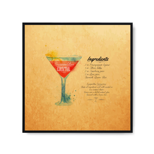 Cosmopolitan cocktail craft