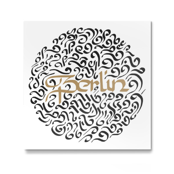 Galerie-Print "Berlin in Circle" 30x30 cm artboxONE