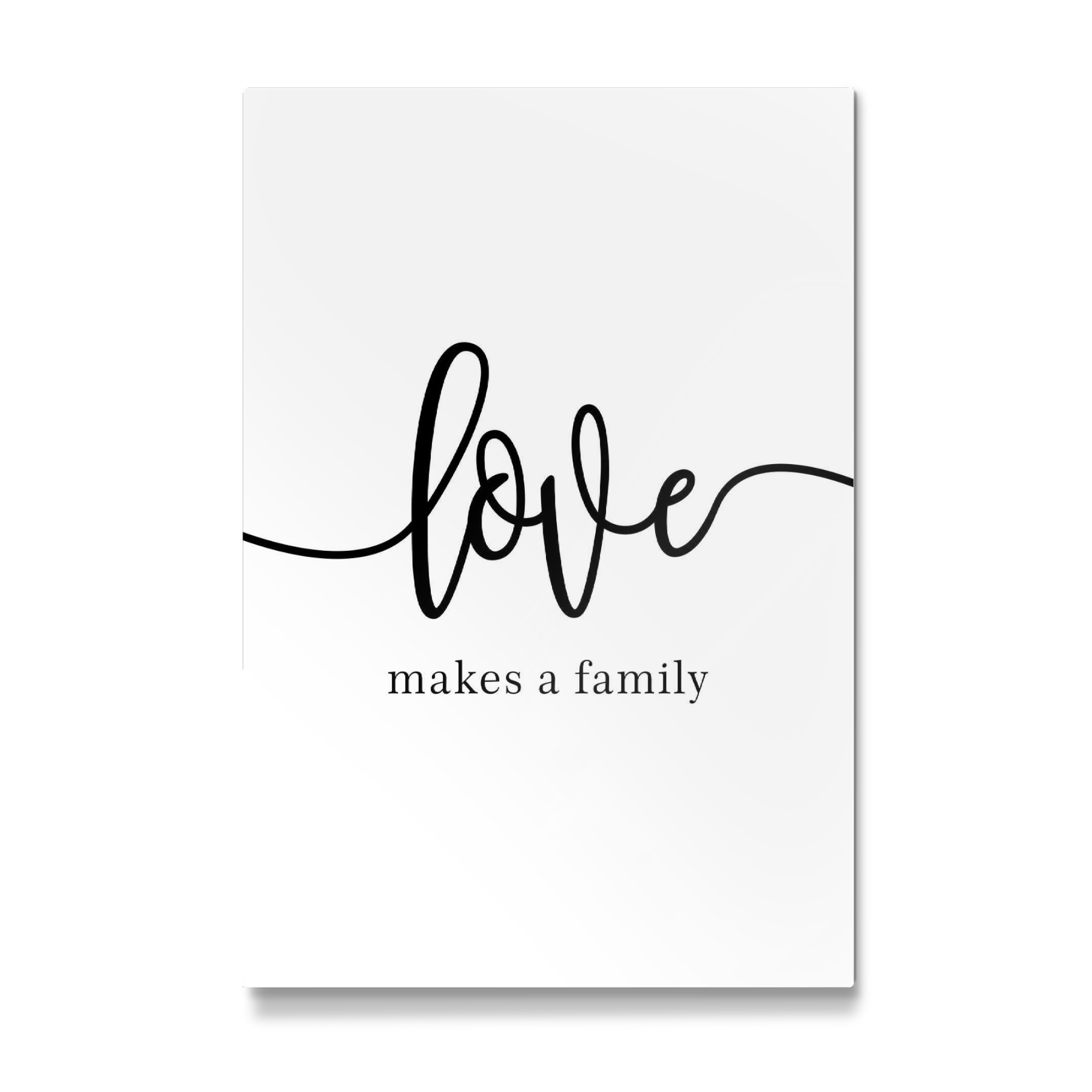 Galerie-Print "Love Makes a Family" 75x50 cm artboxONE