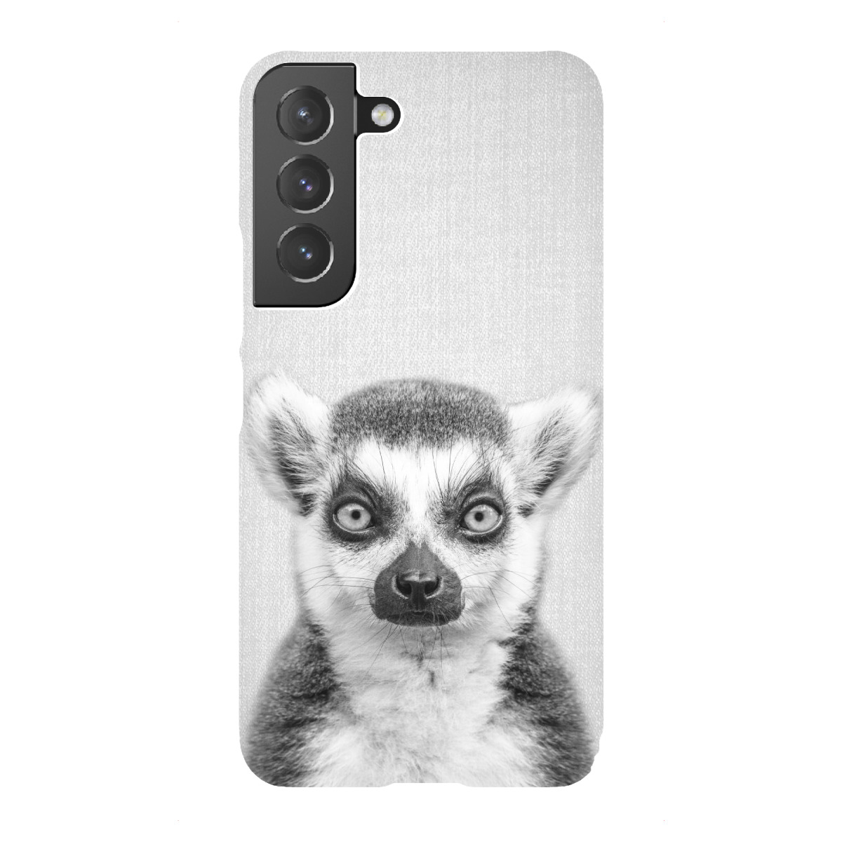 "Lemur - Black & White"für Samsung Galaxy - Premium-Case Handyhülle artboxONE
