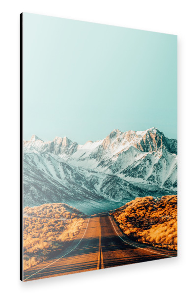Alu-Dibond "The Road Less Traveled" 30x20 cm artboxONE