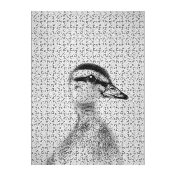 artboxONE Puzzle "Duckling - Black & White" artboxONE - Tiere,Schwarzweiß