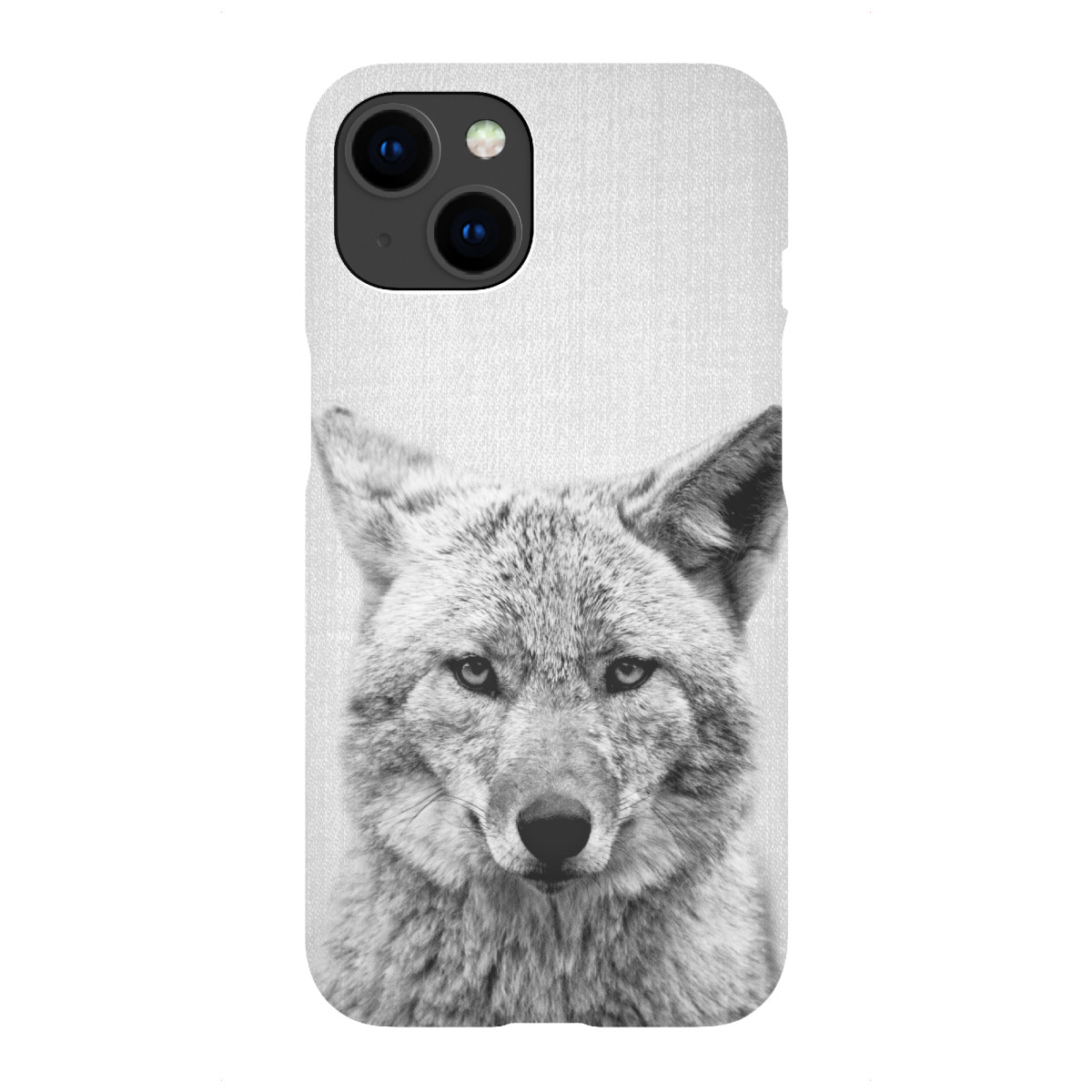 "Coyote - Black & White"für iPhone - Premium-Case Handyhülle artboxONE