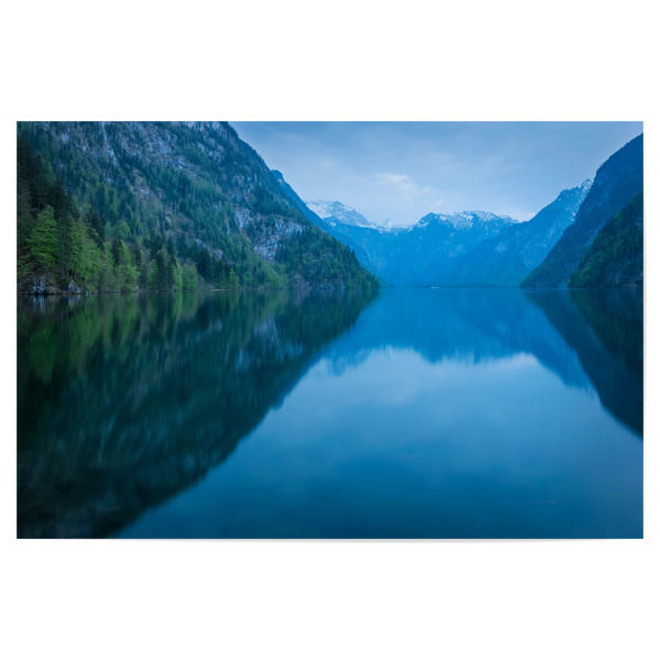 Poster "Königssee am Abend" artboxONE - Natur - Schönau,Alpen,Alpensee,Berge,Bayern,Berchtesgaden,Deutschland