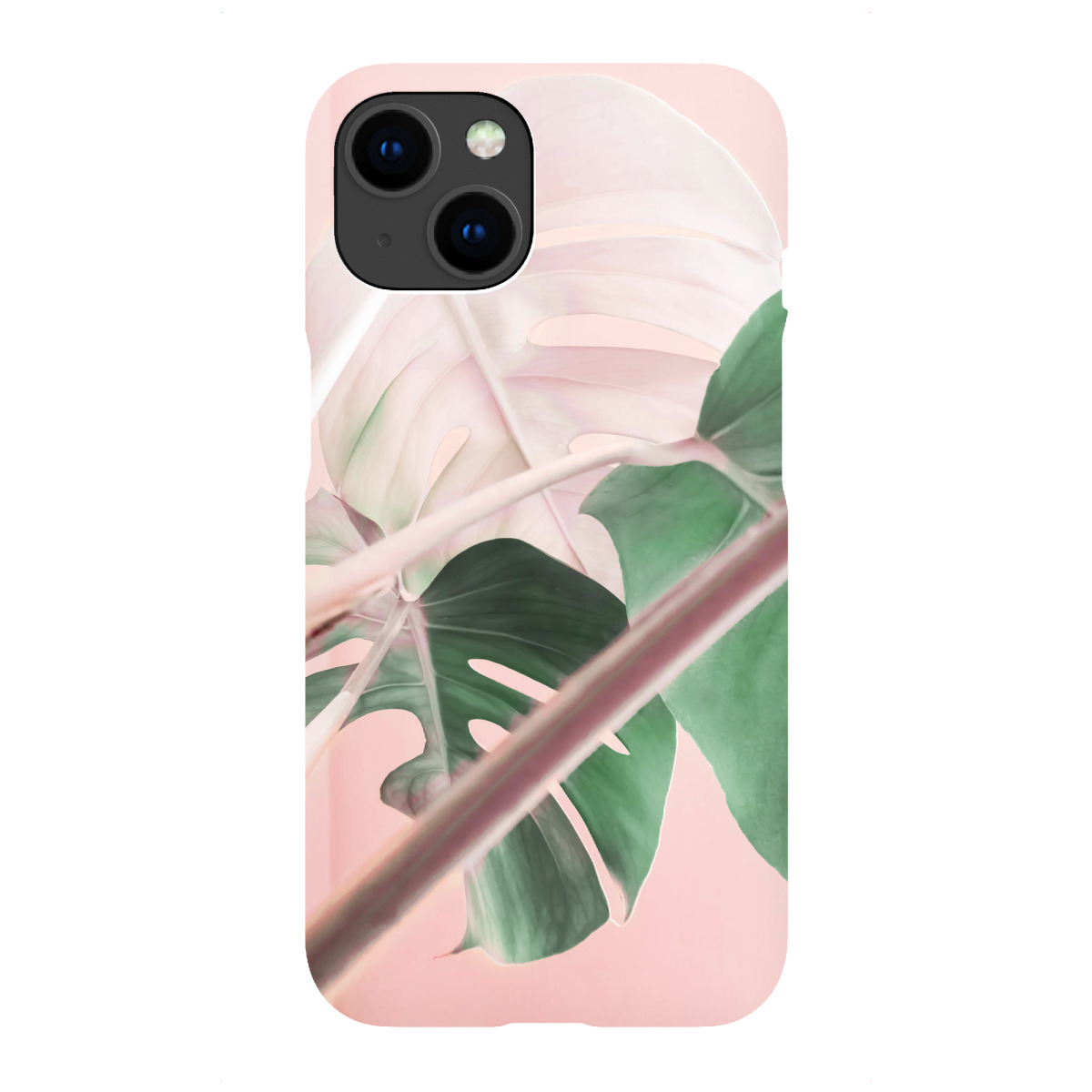 "Glowing Monstera"für iPhone - Premium-Case Handyhülle artboxONE