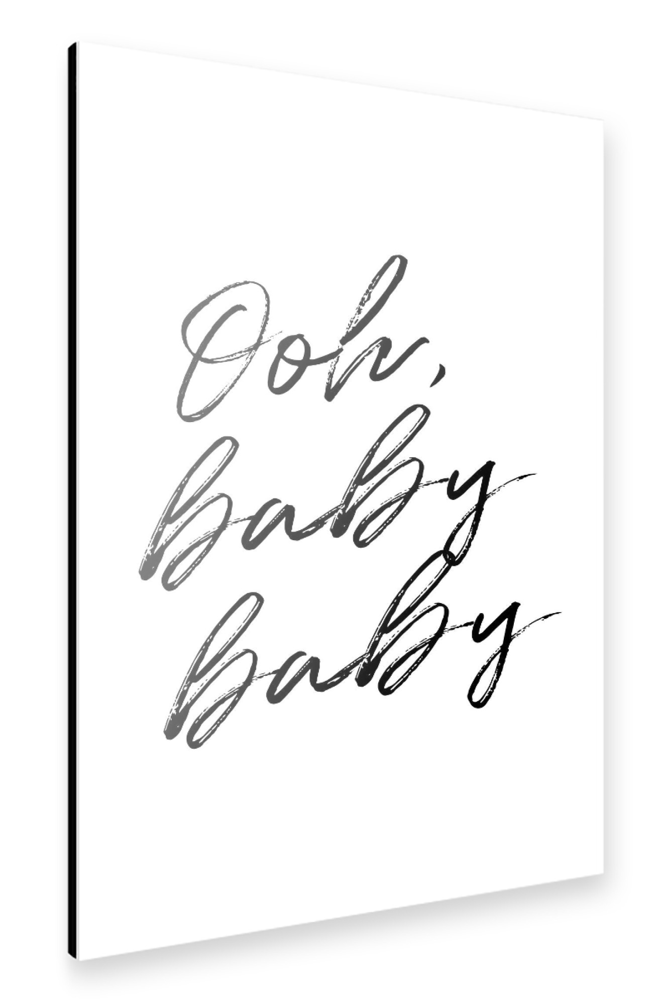 Alu-Dibond "Ooh, baby baby" 30x20 cm artboxONE